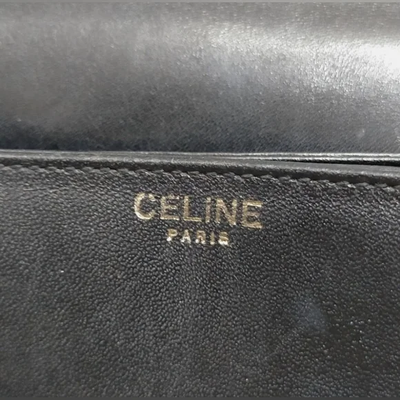 Celine Horse Carriage black leather shoulder bag - Picture 6 of 14